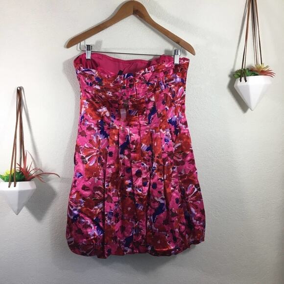 NWT BCBGMAXAZRIA Begonia floral mini dress - Picture 5 of 7